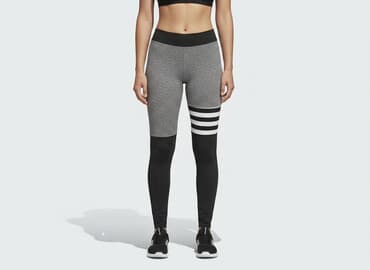 legginsy adidas damskie szare: Legginsy Sportowe damskie, rozmiar S — 5
