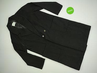 pull and bear kurtka czarna: PULL&BEAR, Płaszcz damski, rozmiar M — 2