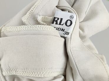 srebrne legginsy: Styled In Italy, 3/4 Trousers for women, M — 4