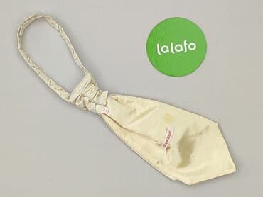 złote dodatki do zielonej sukienki: Tie, color - Beige, condition - Perfect — 3