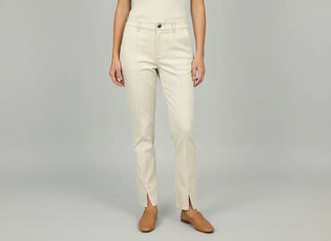 jasne buty: Spodnie materiałowe damskie, rozmiar S — 6