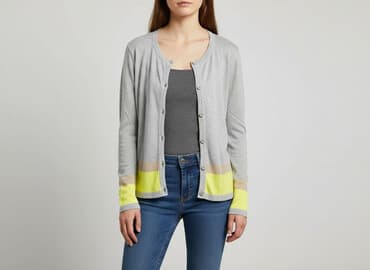 sweter z dodatkiem moheru: Kardigan damski, rozmiar M — 8