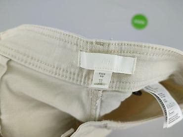 ragged jeans: H&M, Spodnie materiałowe damskie, rozmiar L — 4