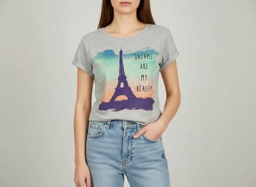 t shirt zara paris: Atmosphere, Women`s T-shirt, size XS — 7