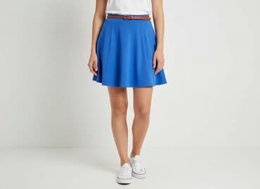 niebieska spódnice plisowane: FB Sister, Spódnica damska, M — 7