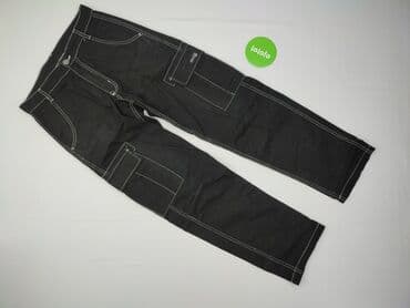 spodnie czarne cargo bershka: FSBN, Spodnie cargo damskie, rozmiar XS — 2