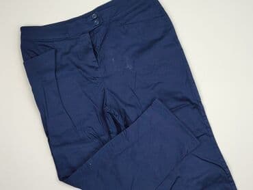 granatowe chinosy damskie: Tu, Spodnie 3/4 damskie, rozmiar XL — 1
