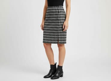 krótkie spódnice w kratę: Spódnica damska, rozmiar XL — 1