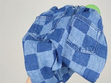 skarpety x bionic: Spodnie jeansowe, H&M, 9-12 miesięcy, stan - Bardzo dobry — 4