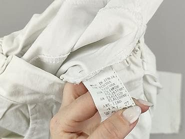 spodnie white widow: ITALY FASHION, Spodnie materiałowe damskie, rozmiar 4XL — 4