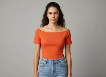 t shirty pomarańczowy: Футболка жіноча, розмір S — 1