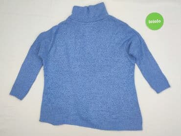 sweter piórkowy na drutach: Sweter damski, rozmiar 3XL — 3