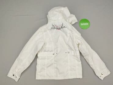 pluszowa kurtka z kapturem: Transitional jacket, 10 years, 134-140 cm, condition - Perfect — 3