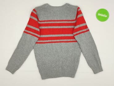 rajstopy w czerwono czarne paski: Sweater, Y.F.K., 10 years, 134-140 cm, condition - Very good — 3
