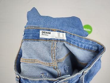 czarne cargo pull and bear: Bershka, Jeans for women, size S — 5