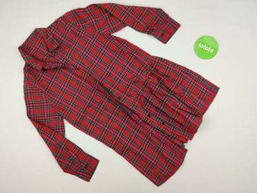 sukienka w kratę czerwona damska: Koszula damska, rozmiar S — 3