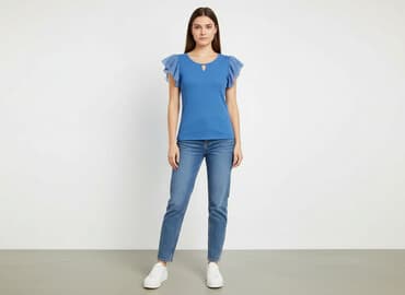 shein podkoszulki damskie: Shein, T-shirt damski, rozmiar M — 7