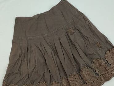 spódnice brązowa midi: Spódnica damska, rozmiar M — 2