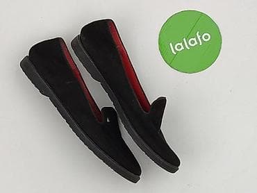 klapki yezzy: Czarne damskie mokasyny/loafery - Rozmiar: 38 (oznaczenie na — 2