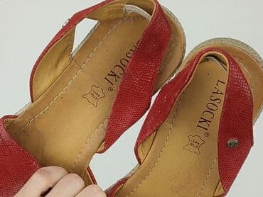 sandały damskie na koturnie lasocki: Sandały damskie, 41 — 7