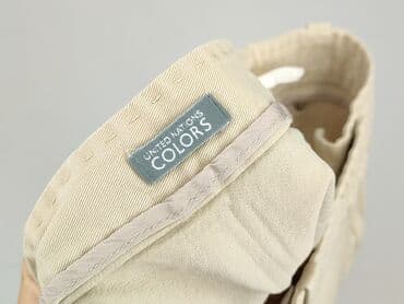 beżowe buty na koturnie ccc: United Colors of Benetton, Spódnica damska, rozmiar M — 4