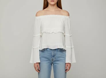 ażurowa bluzka sinsay: Sinsay, Bluzka damska, rozmiar XS — 6