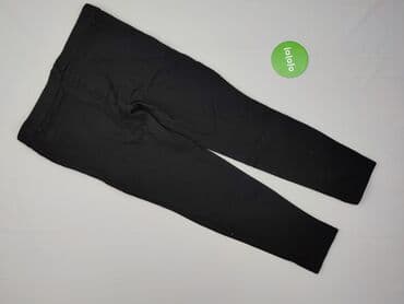 spodnie czarne materiałowe damskie: Promod, Spodnie materiałowe damskie, rozmiar XL — 3