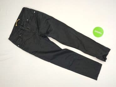 c a spodnie canda: Material trousers for women, size S (EU 36) — 2