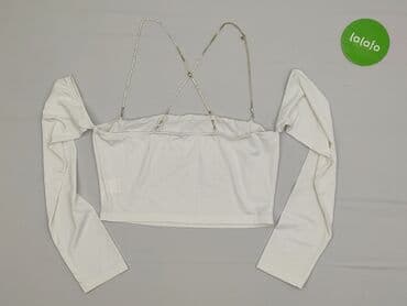 satynowy top pod marynarkę: Shein, Top damski, L — 3