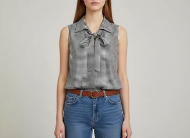 włoskie bluzki koszulowe: Bluzka damska, rozmiar S — 7