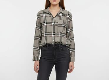 włoskie bluzki koszulowe: Koszula damska, rozmiar M — 6