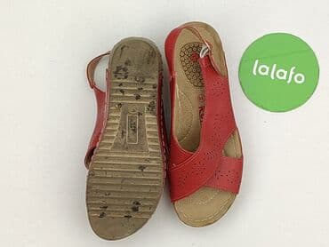 czerwone sandaly ccc: Sandały damskie, rozmiar 38 — 4