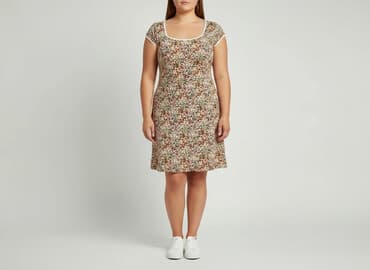 sukienki swing plus size: Sukienka damska, rozmiar 8XL — 1