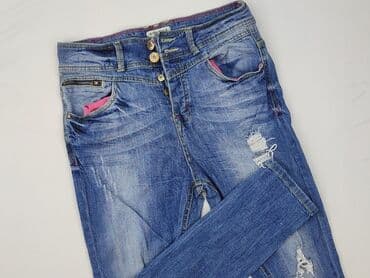 terranova spodnie z wysokim stanem: Terranova, Jeansy damskie, rozmiar S — 1