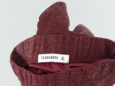 spódniczka welurowa: Terranova, Spódnica damska, rozmiar 2XS — 4