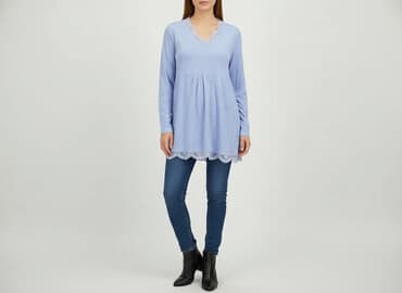 elegancka tunika plus size: Tunika damska, rozmiar L — 1