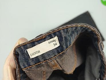 sinsay crocs: Denim, Jeansy damskie, rozmiar XS — 4
