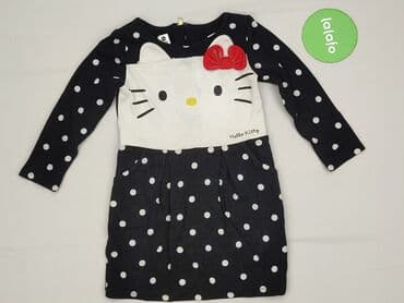 sukienka w geometryczne wzory: Dress, H&M, 3-4 years, 98-104 cm, condition - Very good — 2