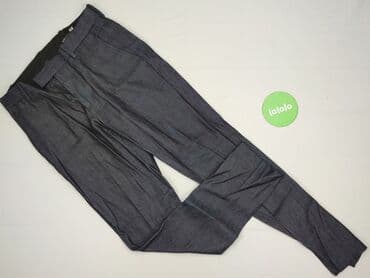 zara woskowane spodnie: Material trousers for women, size 2XL (EU 44) — 2