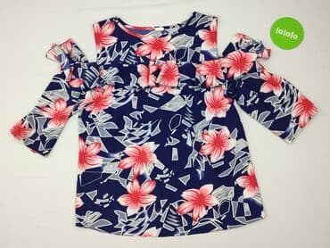 bluzki hiszpanki w kwiaty: Bluzka damska, rozmiar L — 2