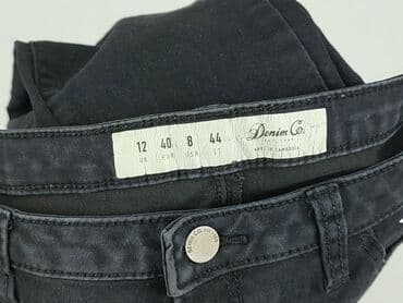 legginsy woskowane push up: Denim Co, Jeansy damskie, M — 4