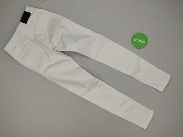 biale szerokie jeansy: NA-KD, Jeansy damskie, rozmiar XS — 3