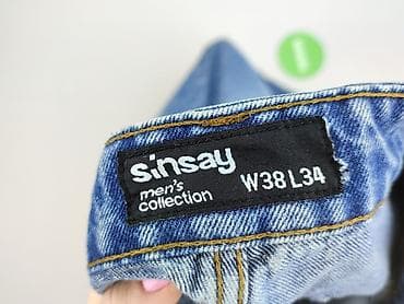 koszulki basic hm: Sinsay, Jeansy dla mężczyzn, rozmiar XL — 4