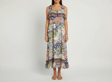 sukienka boho na wesele plus size: Sukienka damska, rozmiar S — 7