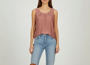 złoty top damski: Women`s T-shirt, size S — 1