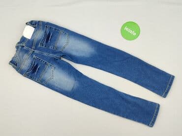 sukienki wizytowe krótkie: Spodnie jeansowe, 8 lat, 128, stan - Idealny — 3