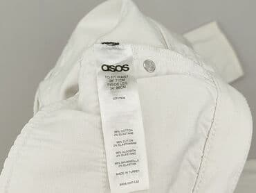biale szerokie jeansy: Asos, Jeansy damskie, rozmiar XL — 5