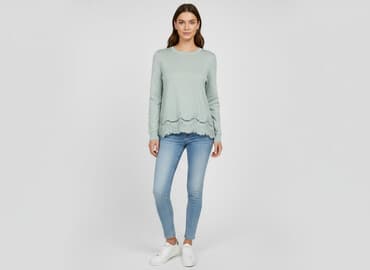 sweter z perełkami h m: H&M Divided, Sweter damski, rozmiar L — 7
