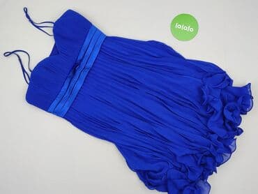 sukienki na wesele do kolan srebrna: Sukienka damska, rozmiar S — 2