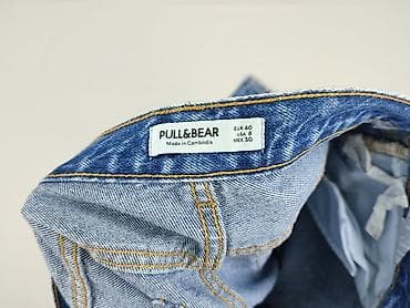 jeansy ecru: PULL&BEAR, Jeansy damskie, rozmiar L — 4